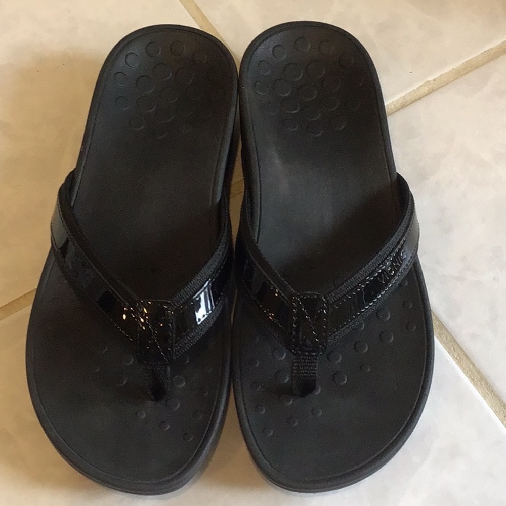 Vionic Womens Pacific Hightide Black,Vionic Black Sandal ,Size Women 8